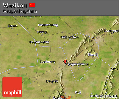 Satellite Map of Wazikou