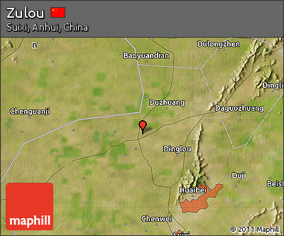 Satellite Map of Zulou