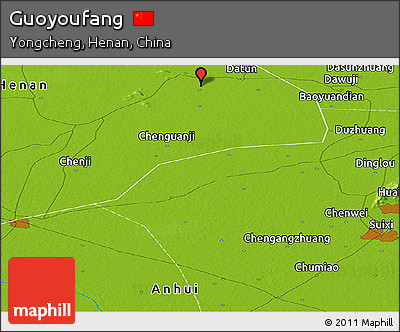 Physical Panoramic Map of Guoyoufang