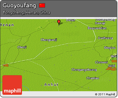 Physical Panoramic Map of Guoyoufang