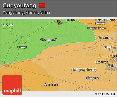 Political Panoramic Map of Guoyoufang