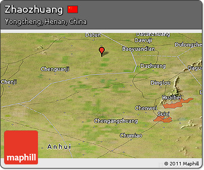 Satellite Panoramic Map of Zhaozhuang