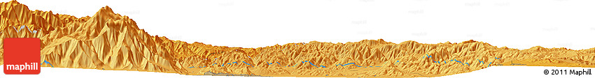 Political Horizon Map of Palm Springs