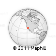 Outline Map of the Area around 34° 0' 57" N, 117° 13' 29" W, rectangular outline