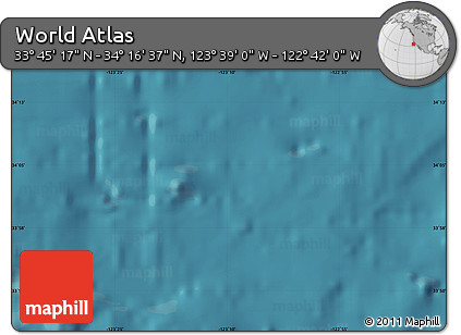 Satellite Map of the Area around 34° 0' 57" N, 123° 10' 30" W