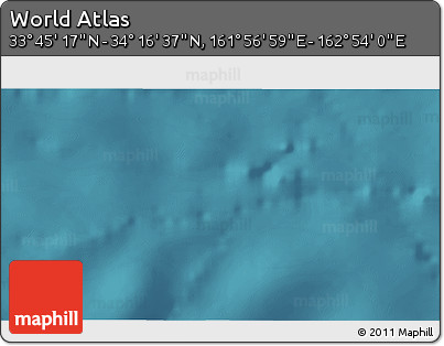 Satellite 3D Map of the Area around 34° 0' 57" N, 162° 25' 30" E