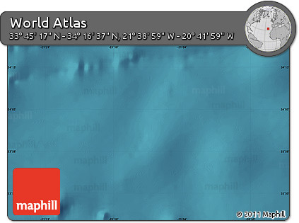 Satellite Map of the Area around 34° 0' 57" N, 21° 10' 29" W