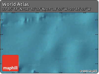 Satellite Map of the Area around 34° 0' 57" N, 21° 10' 29" W