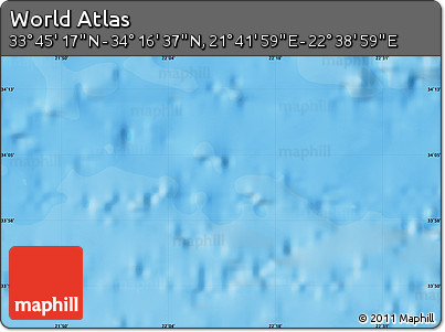 Political Map of the Area around 34° 0' 57" N, 22° 10' 29" E
