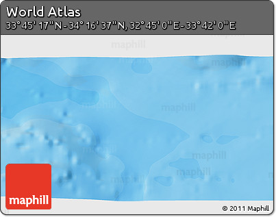 Political 3D Map of the Area around 34° 0' 57" N, 33° 13' 30" E