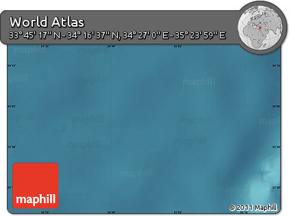 Satellite Map of the Area around 34° 0' 57" N, 34° 55' 29" E