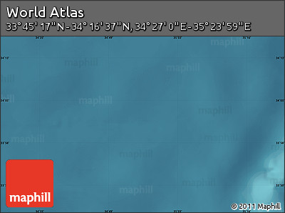 Satellite Map of the Area around 34° 0' 57" N, 34° 55' 29" E