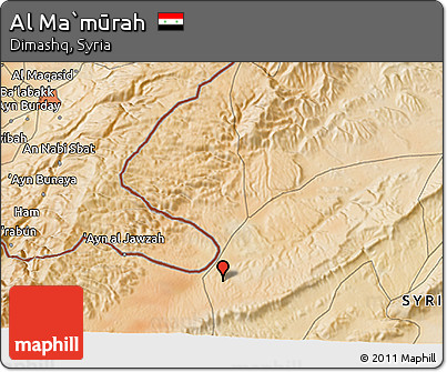 Satellite 3D Map of Al Ma`mūrah
