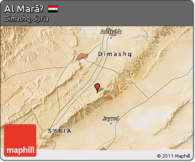 Satellite 3D Map of Al Marāḩ