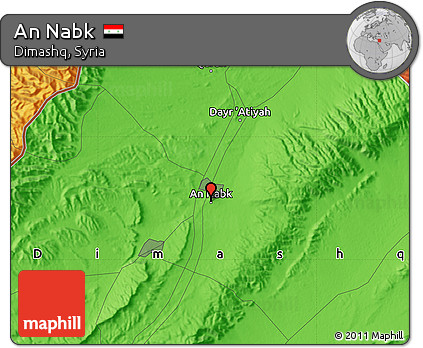 Political Map of An Nabk