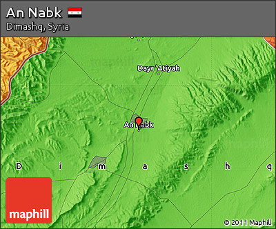 Political Map of An Nabk