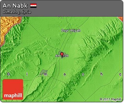 Political Map of An Nabk