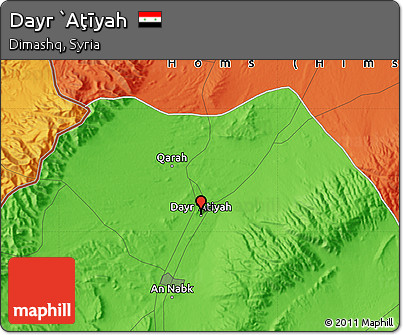 Political Map of Dayr `Aţīyah