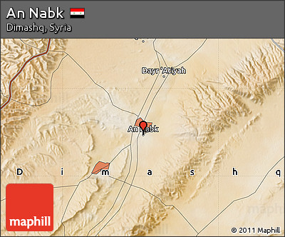 Satellite Map of An Nabk