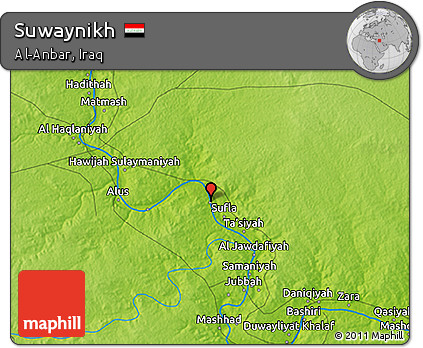 Physical 3D Map of Suwaynikh