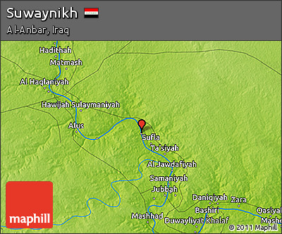 Physical 3D Map of Suwaynikh