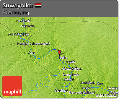 Physical 3D Map of Suwaynikh
