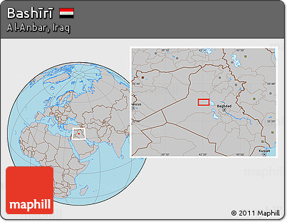 Gray Location Map of Bashīrī