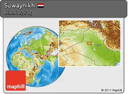 Physical Location Map of Suwaynikh