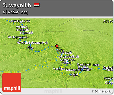 Physical Panoramic Map of Suwaynikh