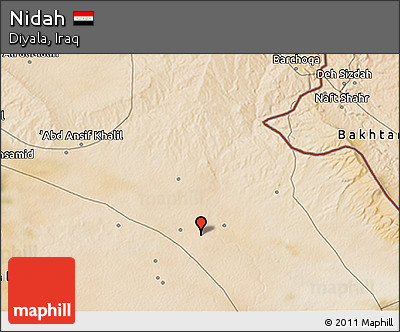 Satellite 3D Map of Nidah