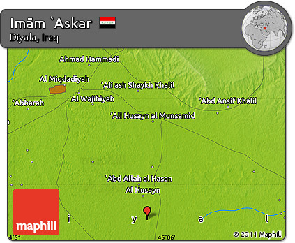 Physical Map of Imām `Askar