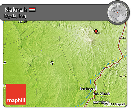 Physical Map of Naknah