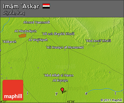 Physical Map of Imām `Askar