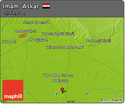 Physical Map of Imām `Askar