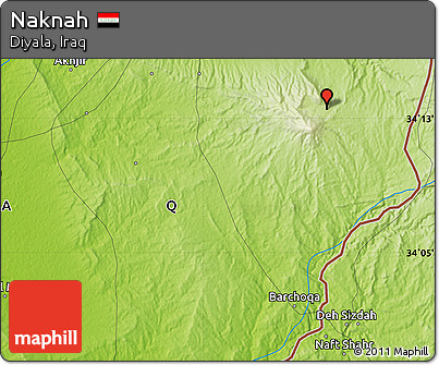 Physical Map of Naknah