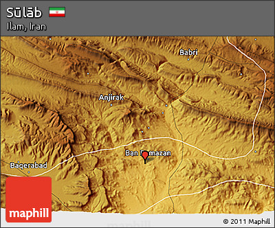 Physical 3D Map of Sūlāb