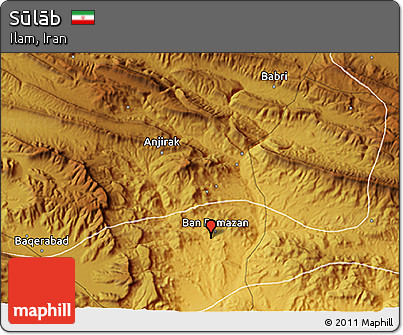 Physical 3D Map of Sūlāb