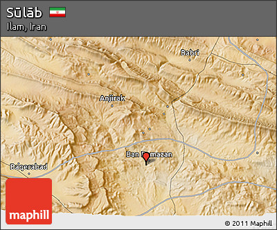 Satellite 3D Map of Sūlāb