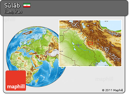 Physical Location Map of Sūlāb