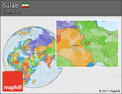Political Location Map of Sūlāb