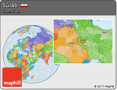 Political Location Map of Sūlāb