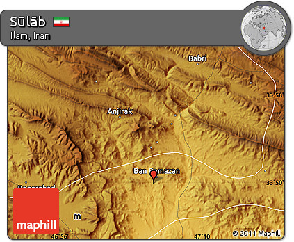 Physical Map of Sūlāb