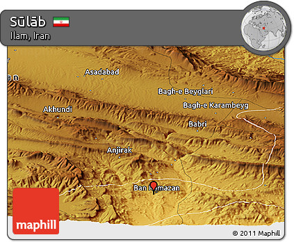 Physical Panoramic Map of Sūlāb