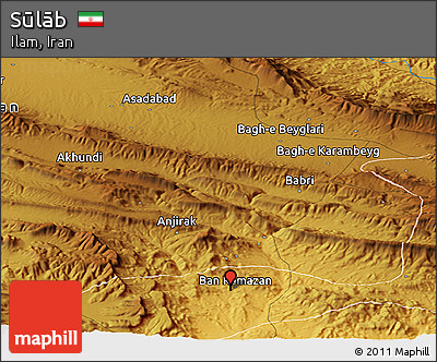 Physical Panoramic Map of Sūlāb