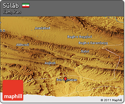 Physical Panoramic Map of Sūlāb