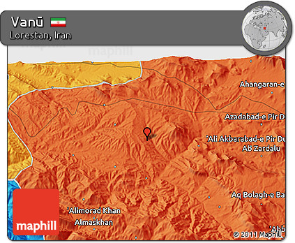 Political 3D Map of Vanū