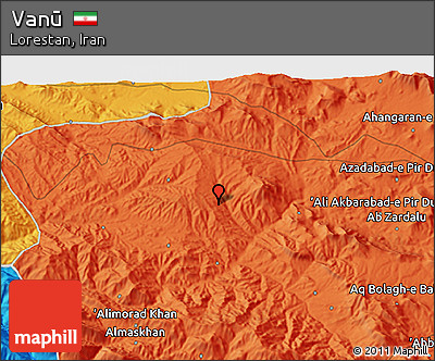 Political 3D Map of Vanū