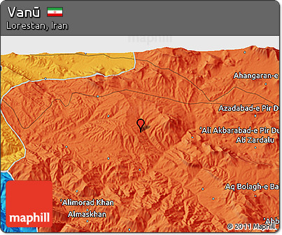 Political 3D Map of Vanū