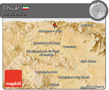 Satellite 3D Map of Chūjār