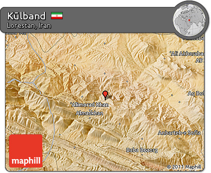 Satellite 3D Map of Kūlband